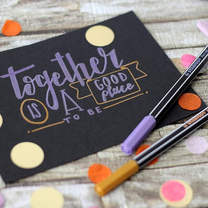 8 Rotuladores Stabilo Pen 68 Metalicos Marcador Escolar