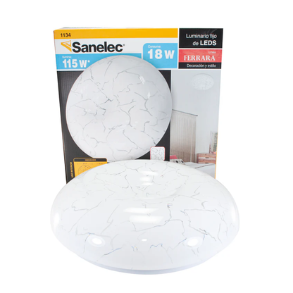 Luminario Led Redondo 18W Ferrara Sanelec