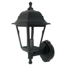 Farol de pared clásico negro - Sanelec - vista lateral