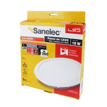 Luminario Lampara LED Techo Sanelec 18 W Luz Calida