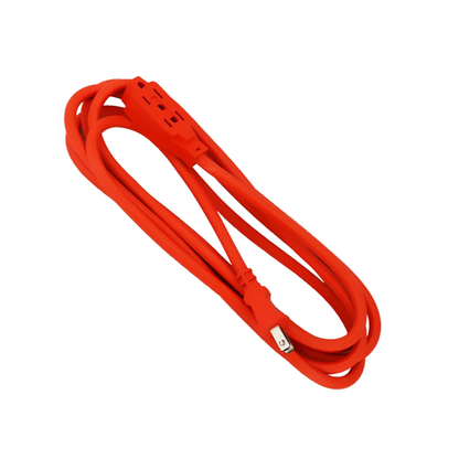 Extensión Uso Rudo 3m Naranja Sanelec