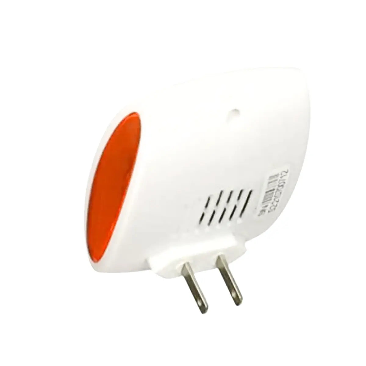 Timbre inalámbrico A naranja c /clavija, transmisor AA Sanelec - Sanelec - vista lateral