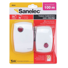 Timbre Inalámbrico A rosa Con Clavija Sanelec Sanelec