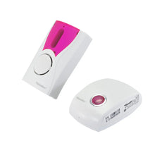 Timbre Inalambrico Rosa con Clavija Transmisor AA Sanelec - Sanelec