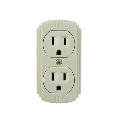 Contacto Doble Aterrizado 4307 Sanelec Baquelita