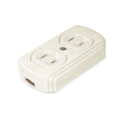 Contacto Doble Aterrizado 4307 Sanelec Baquelita