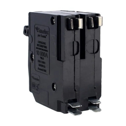Pastilla Interruptor Termomagnetico Sanelec 2 Polos 20 A - Sanelec - vista lateral