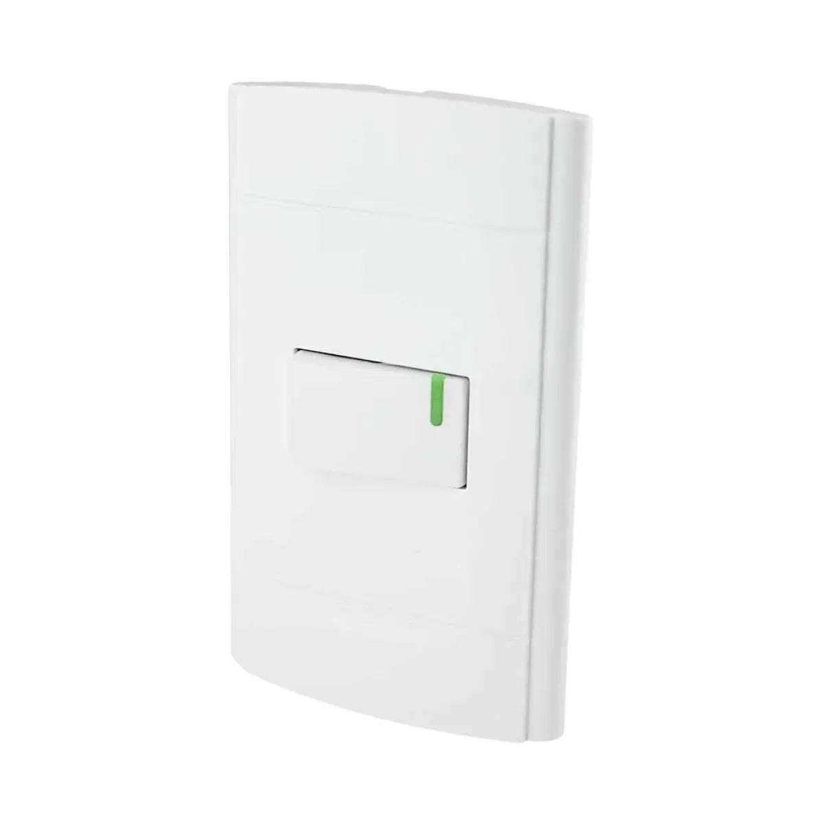 Placa Roma apagador sencillo, minimo a surtir 12 pzas Sanelec - Sanelec - vista lateral