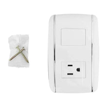 Apagador y contacto con placa vicenza Sanelec Sanelec