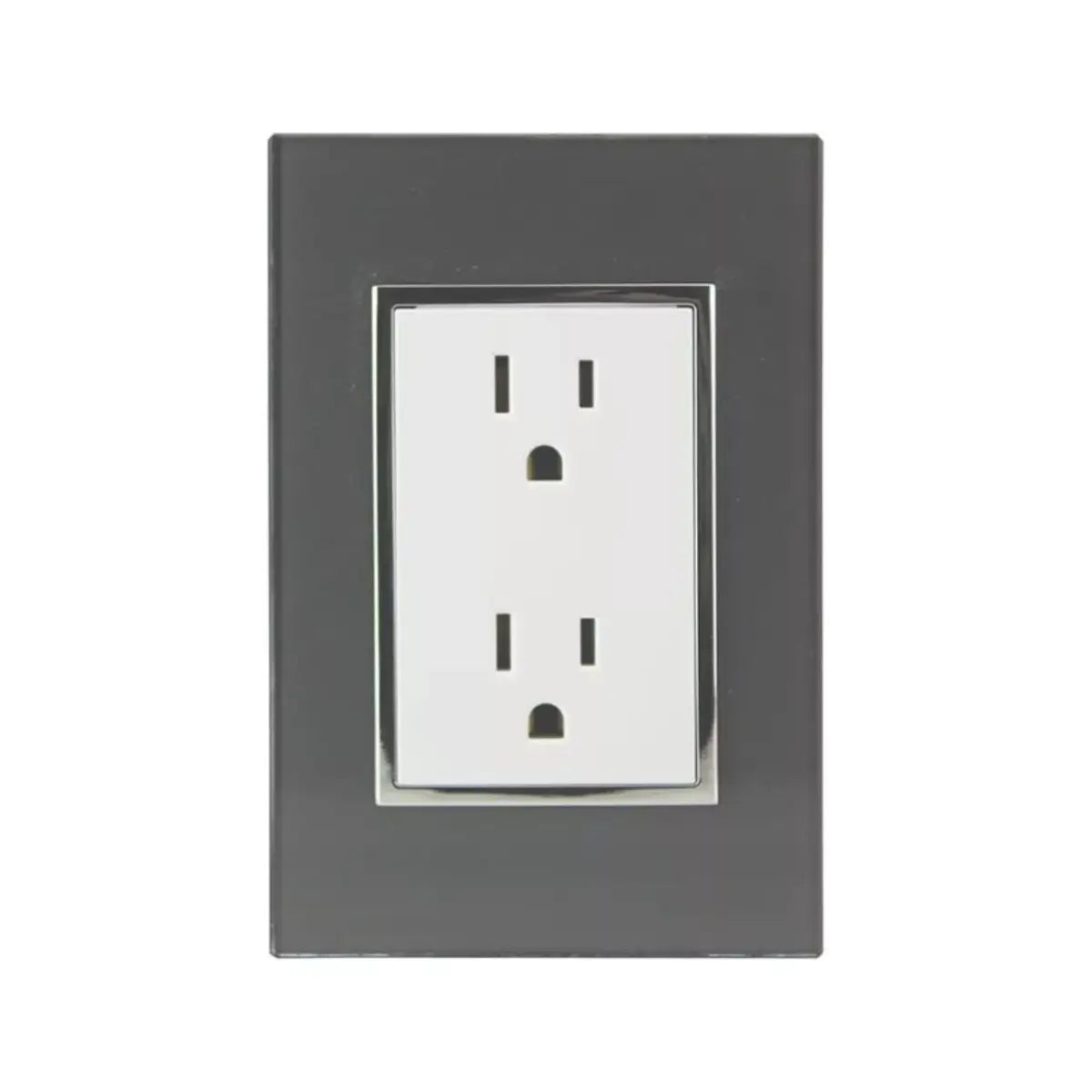 Contacto Doble Con Placa Sanelec Linea Toscana - Sanelec - vista lateral