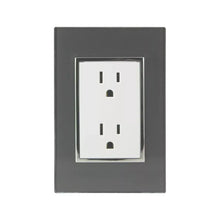 Placa Venecia Humo Sanelec Contacto Doble Sanelec Sanelec