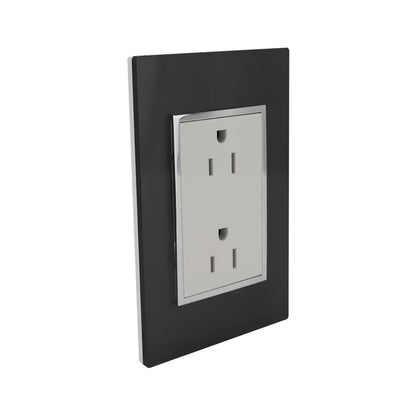 Contacto Doble Con Placa Sanelec Linea Toscana - Sanelec