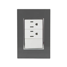 Placa Venecia Humo apagador contacto Santul - Sanelec