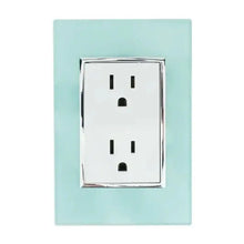 Placa Contacto Doble Venecia Sanelec Aqua Polarizado - Sanelec
