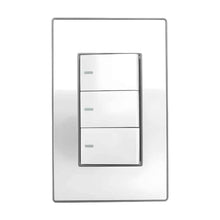 Placa Cordoba apagador triple Sanelec - Sanelec - vista lateral