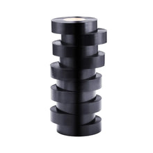Cinta de aislar negra 19mmx9m   Empaque con 10 pzs Sanelec - Sanelec - vista lateral