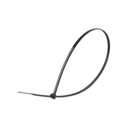 50 pz Chinchos Plasticos 5777 Sanelec 4.8x450mm Negro 5 Piezas - Sanelec - vista lateral