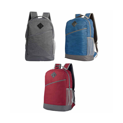 Mochila Escolar Poliéster Laptop 16 Bolsillo Botella Liso