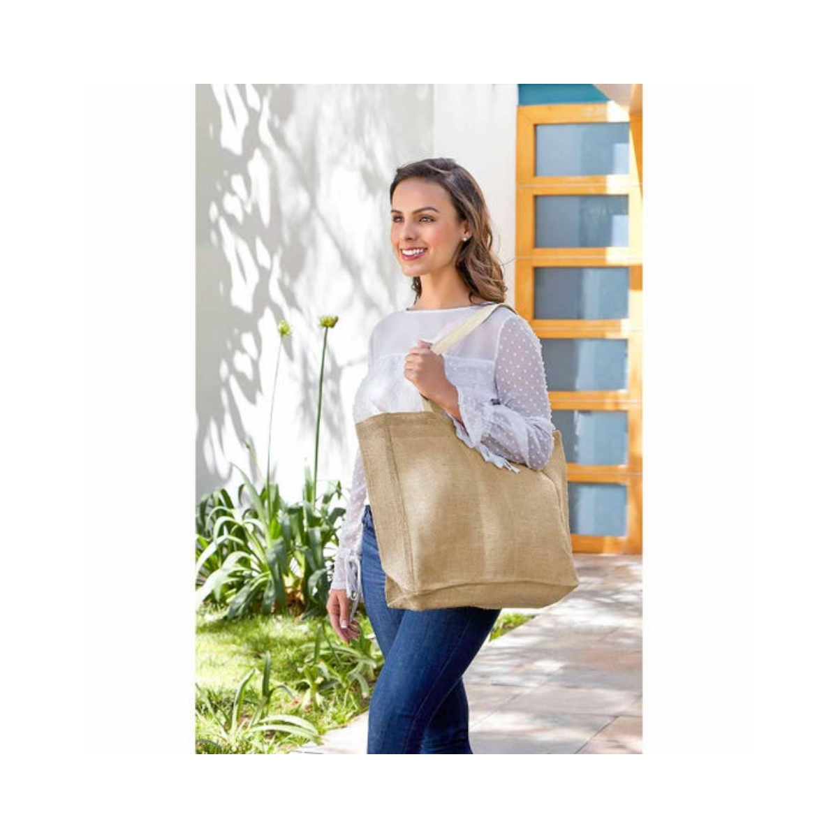 Bolsa Yute Fuelle Asas Ecologica Resistente Mujer Amplia