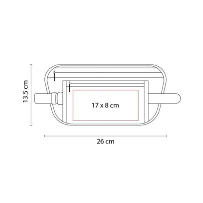 Bolsa Estuche Cangurera Porta Documentos Oculto Viaje