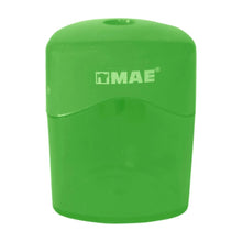 1pz Sacapuntas Mae Deposito Plastico Papeleria Elige Color