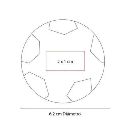 10 Pz Pelota Anti Stress Futbol Personalizable Promoopcion