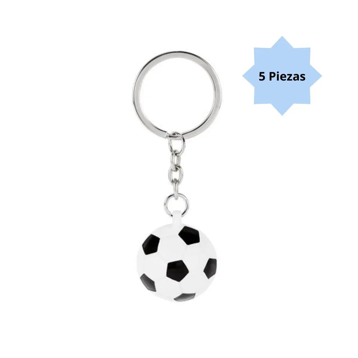 5 Pz Llavero Gol Balon Metalico Personalizable Promoopcion