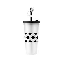 Vaso Plastico Soccer Popote Promoopcion - Promoopcion - vista lateral