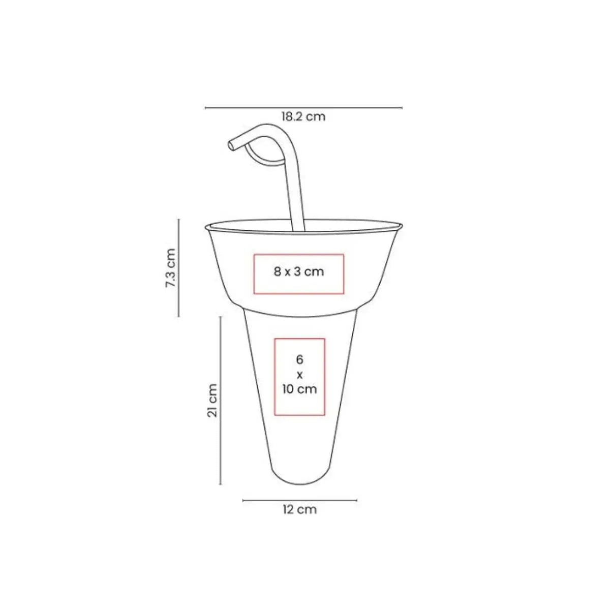 10 Pz Vaso Botanero Soccer Blanco 1.2 L Promoopcion - Promoopcion - detalle