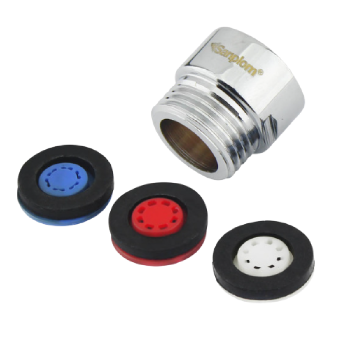 Conector con Ahorradores de agua para regadera, Juego 7 piezas Keer