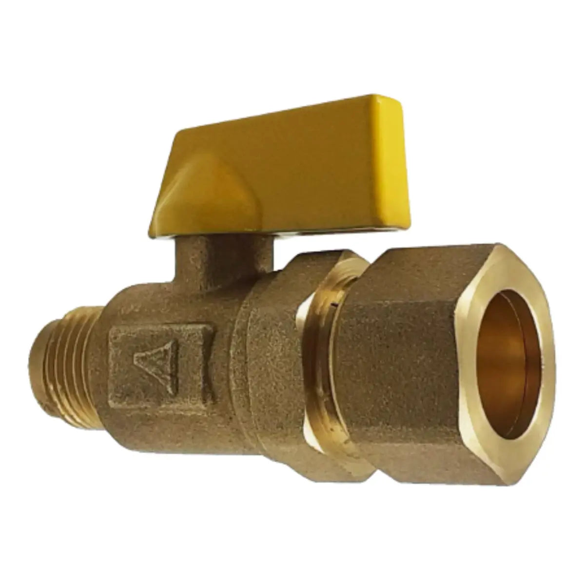 Valvula Control Para Gas 3/8x1/2 Sanplom 8560 Tipo Barrilito - Sanplom - empaque