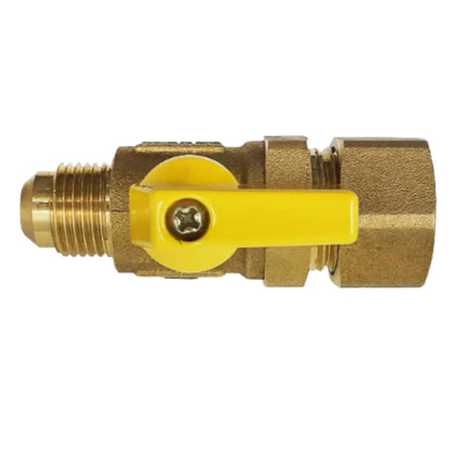 Valvula Control Para Gas 3/8x1/2 Sanplom 8560 Tipo Barrilito - Sanplom - vista lateral