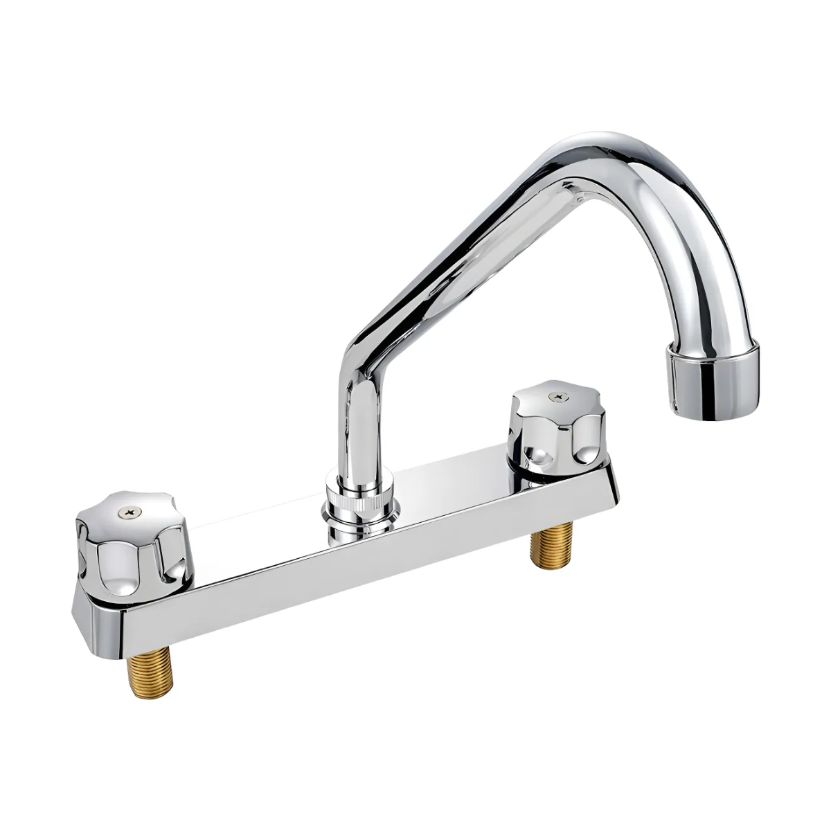 Llave Mezcladora 8" para Fregadero Manerales Zamac Mod. 8950 Sanplom