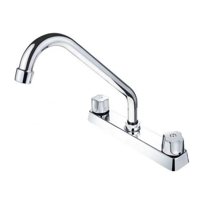 Llave Mezcladora 8" para Fregadero Manerales Zamac Mod. 8950 Sanplom