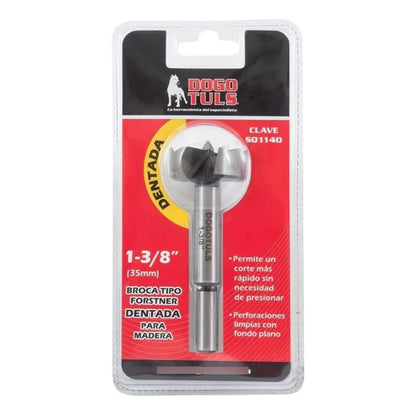 Broca Forstner Dogotuls Dentada 1-3/8" 3-1/2"