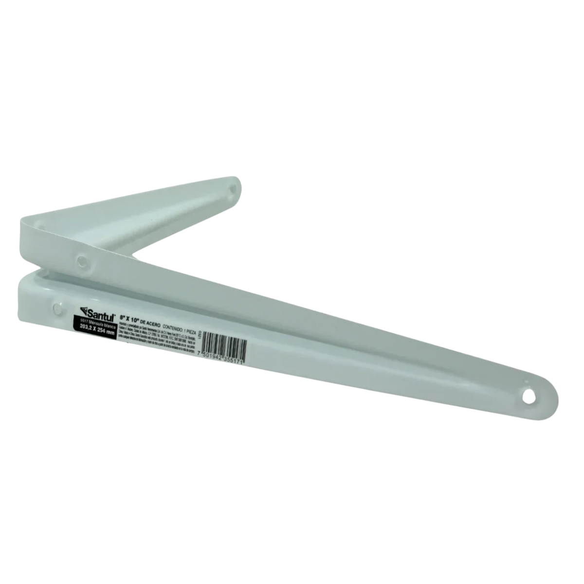 Escuadra  Acero Blanco Santul 5517