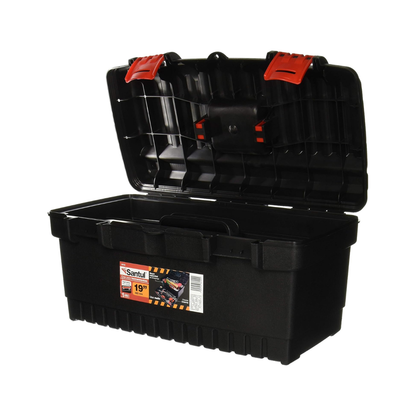 Caja para Herramienta 19" Negra con Charola Organizadora Santul