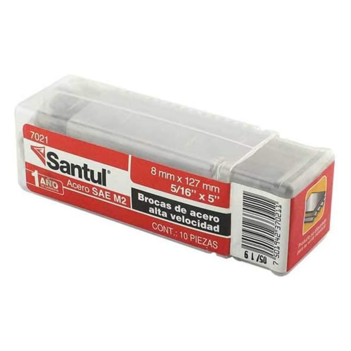 10 Brocas 5/16x5 Santul 7021 Alta Velocidad