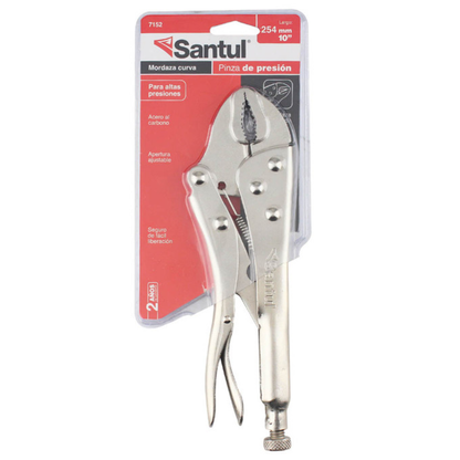 Pinza Clásica de Presión Santul 10"