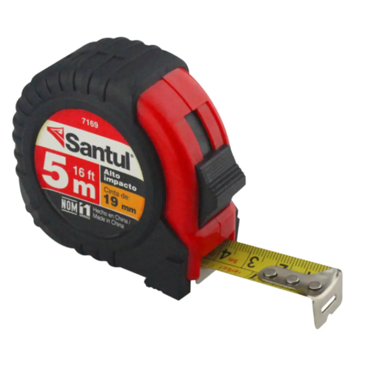 Flexómetro 5M X 19Mm Contra Impacto Santul 7169 - Santul - vista lateral