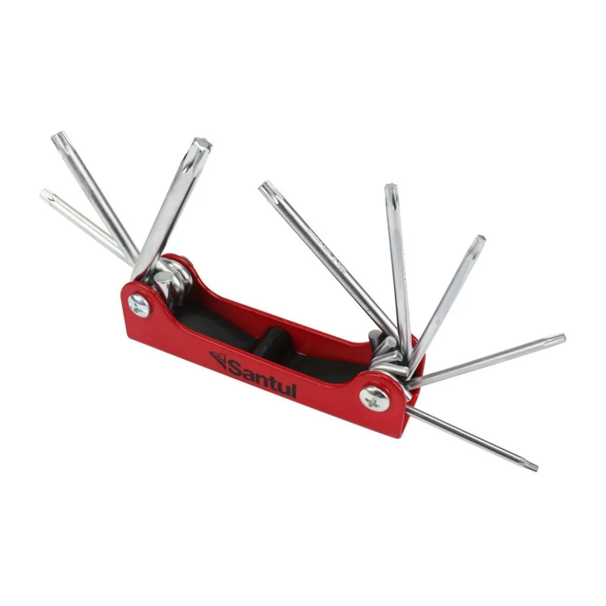 Juego 8pzs Llave Torx Santul Tipo Navaja Acero