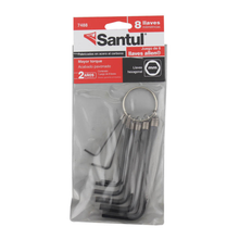 Llaves Allen Tipo Llavero Juego O 8 Pz, Milimétricas