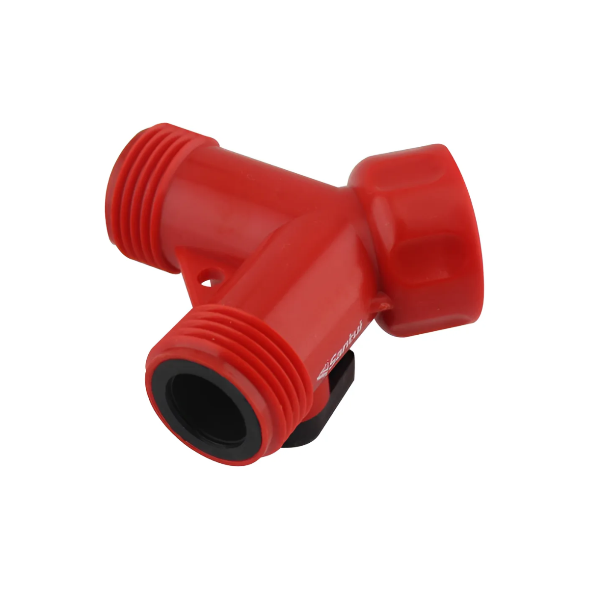 Conector Adaptador Y Llave Santul Jardín Rojo Rojo/negro