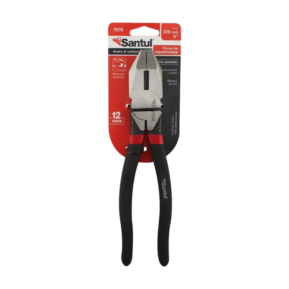 Santul 7678 Pinzas Profesional de Electricista 9" Uso Pesado - Santul