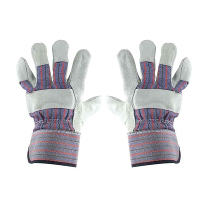 Guante de Carnaza y Loneta con Forro Interno Santul