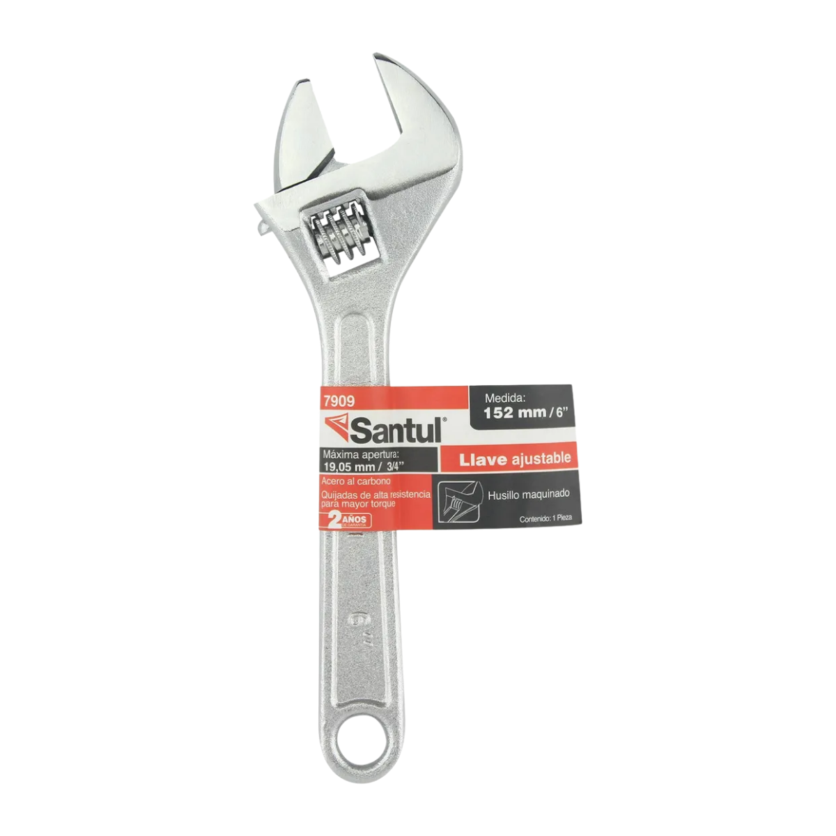 Llave Ajustable Santul Clásica 3/4 x 6 Cromada Perico