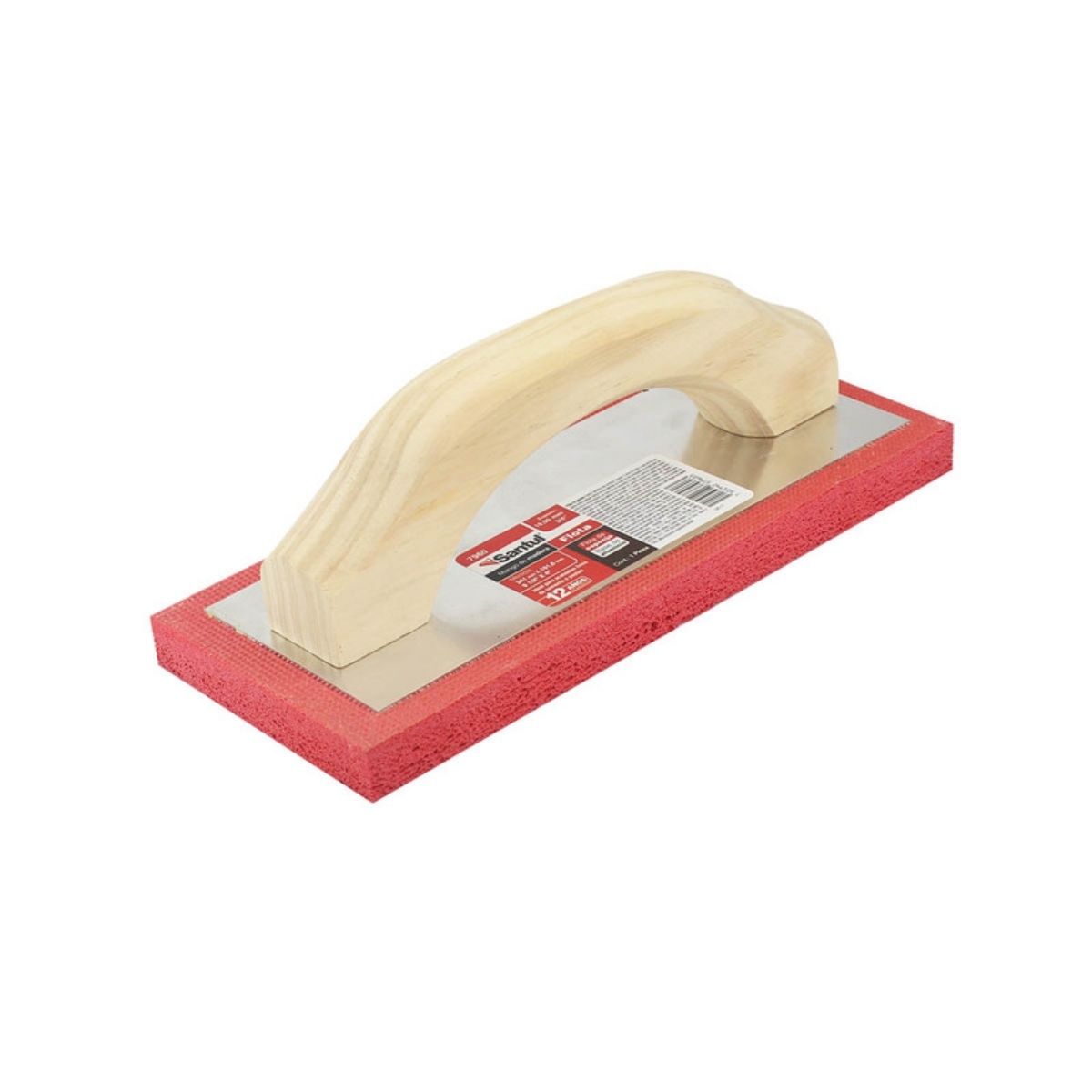 Flota Esponja Santul 9 1/2 " X 4 " Mango Madera Acabado Aspero