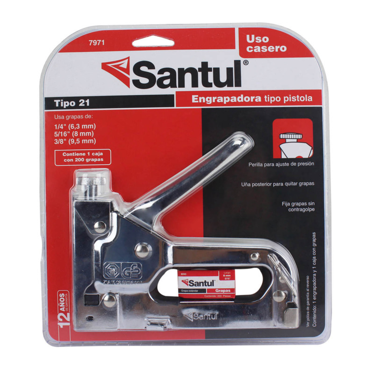 Engrapadora Tipo Pistola 21 Santul