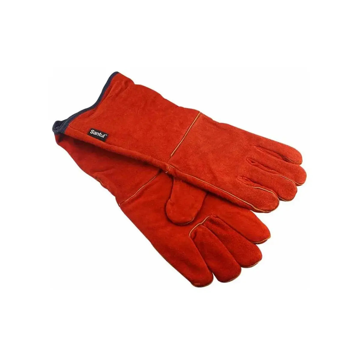 Guantes Carnaza Santul Seguridad Largo Soldador Unitalla - Santul - vista lateral