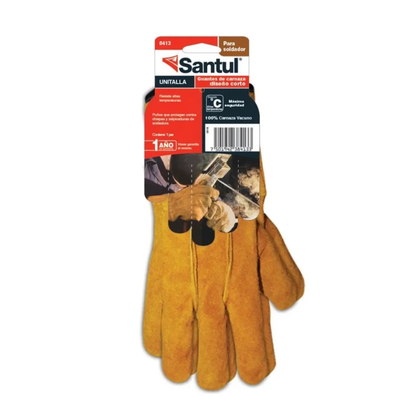 Guantes de Carnaza para Soldar Santul